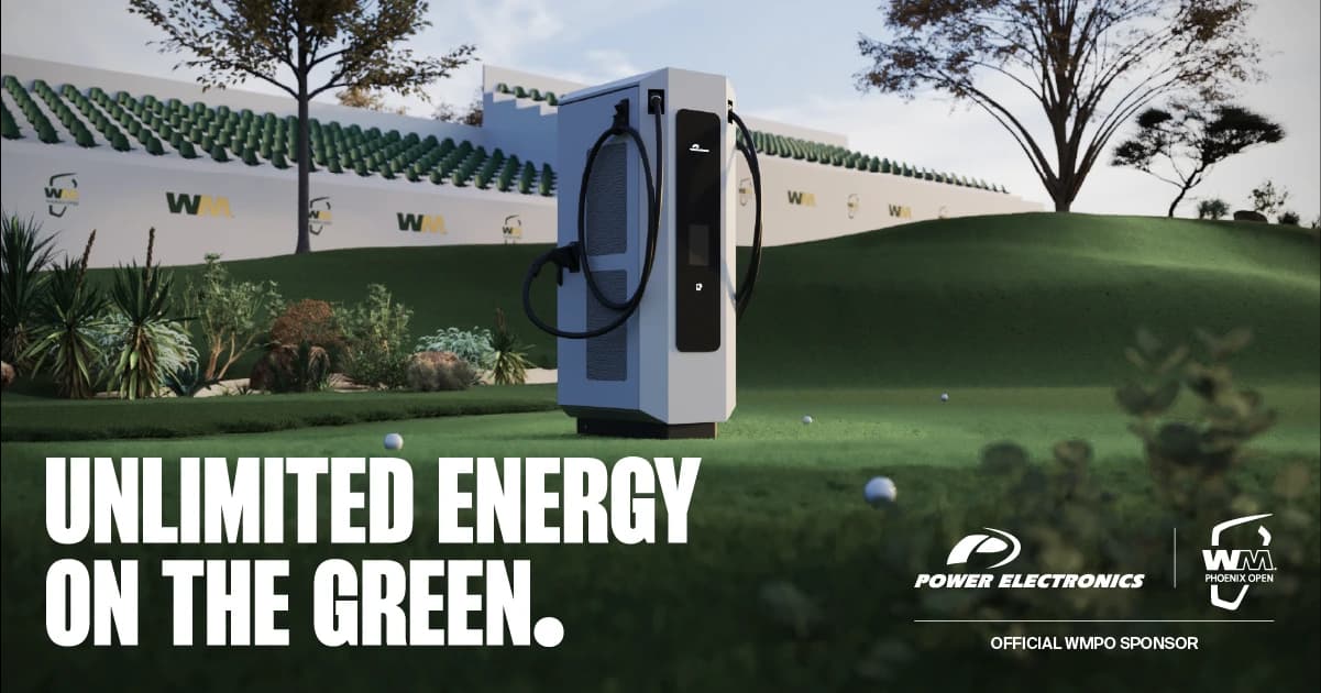Power Electronics, official sponsor, brings its Unlimited Energy to the Waste Management Phoenix Open 2025!